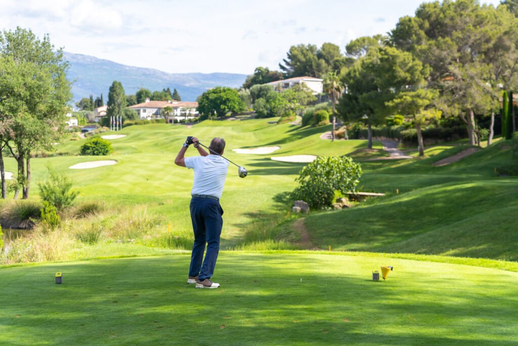 photo d'un tournoi de golf à mougins