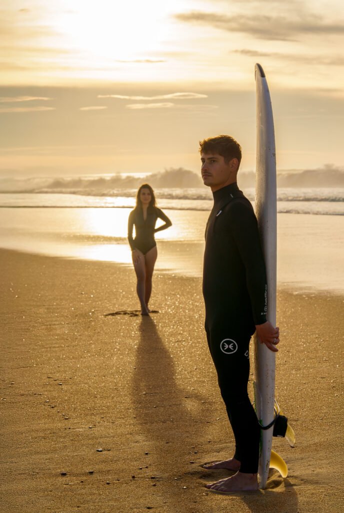 séance photo couple en extérieur au pays basque
